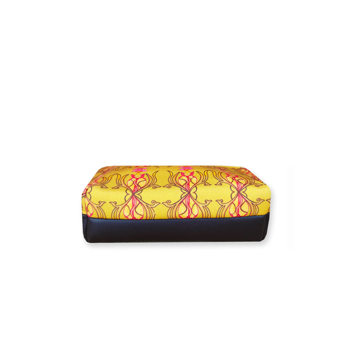 Yellow Mughal Baguette with Pouch