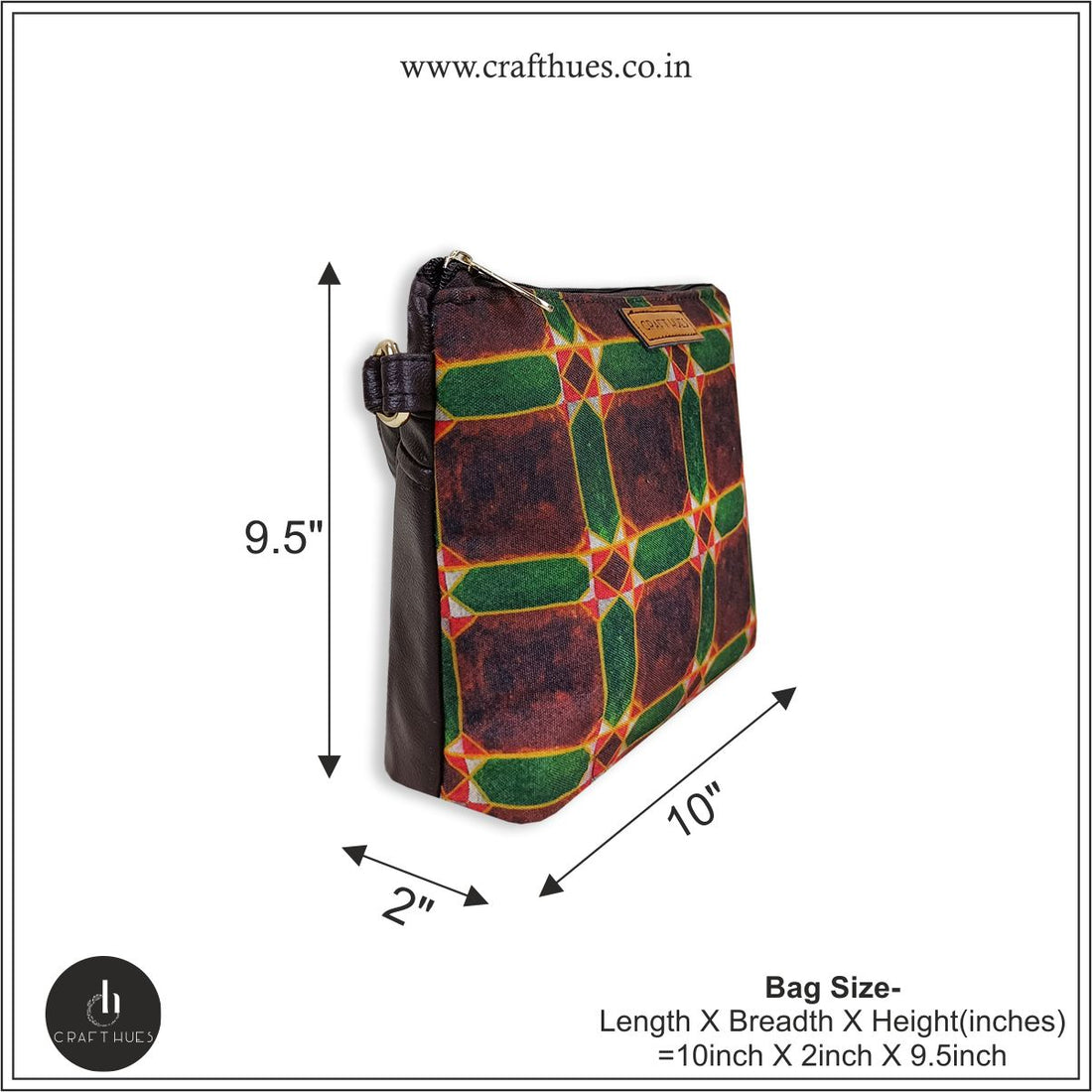 Checks Tiles Sling Bag