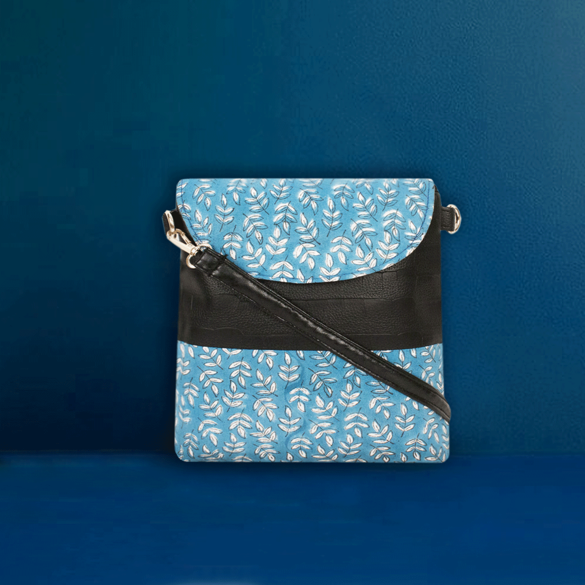 Neela Block Printed Sling Bag