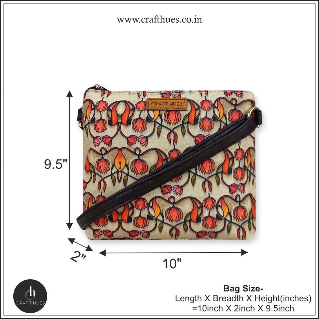 Lotus Garden Nouveau Sling Bag
