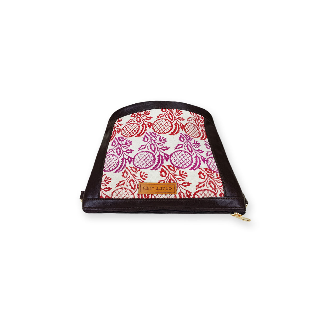 Anaar Block-Printed Bucket Sling Bag