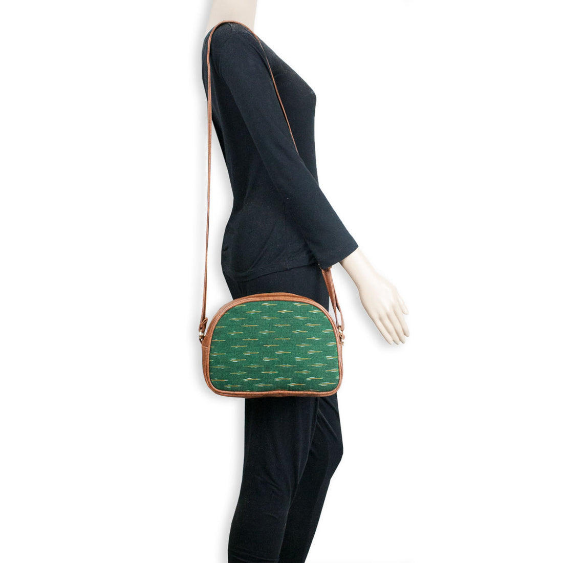 Baagh Ikkat Sling Bag
