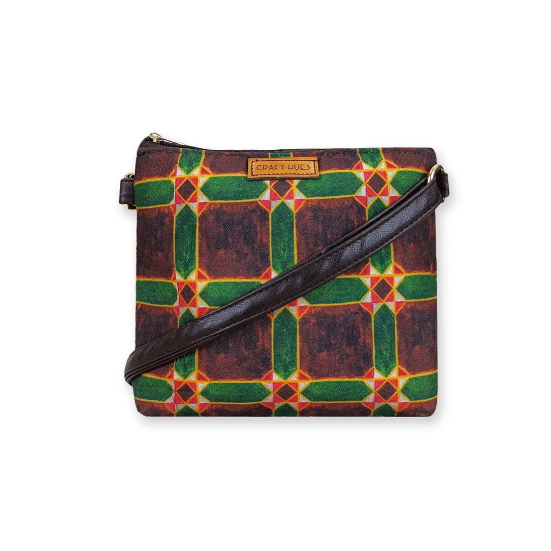 Checks Tiles Sling Bag