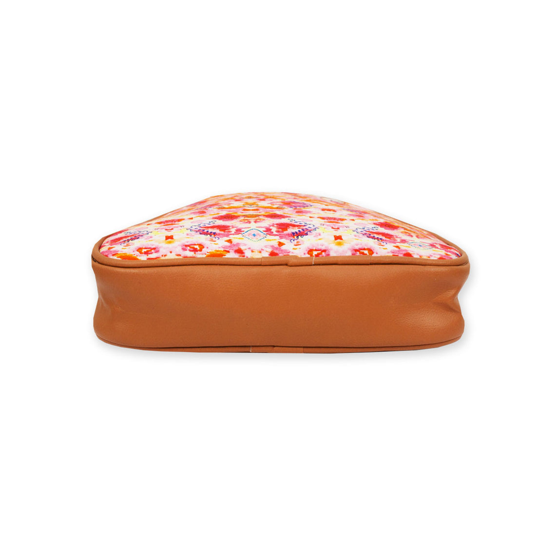 Orange Ikkat Box Sling Bag