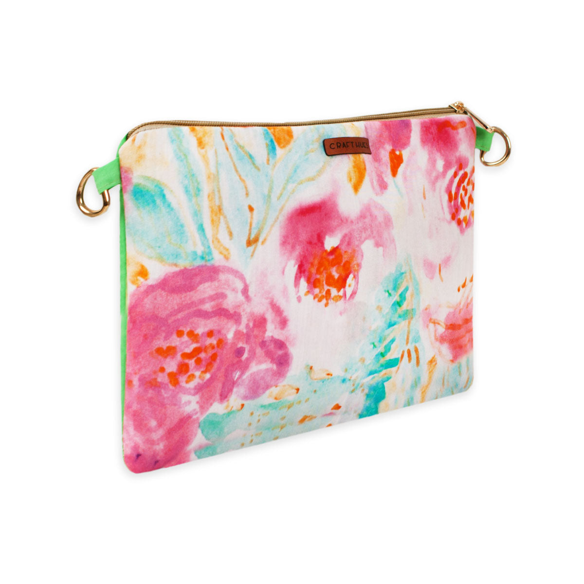 Craft hues Pink Rose Sling Bag