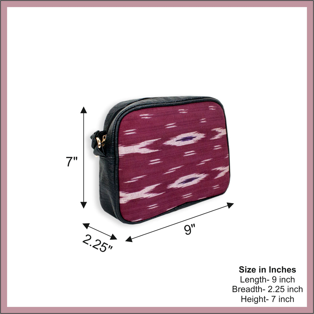Magical Ikkat Sling and Pouch Combo