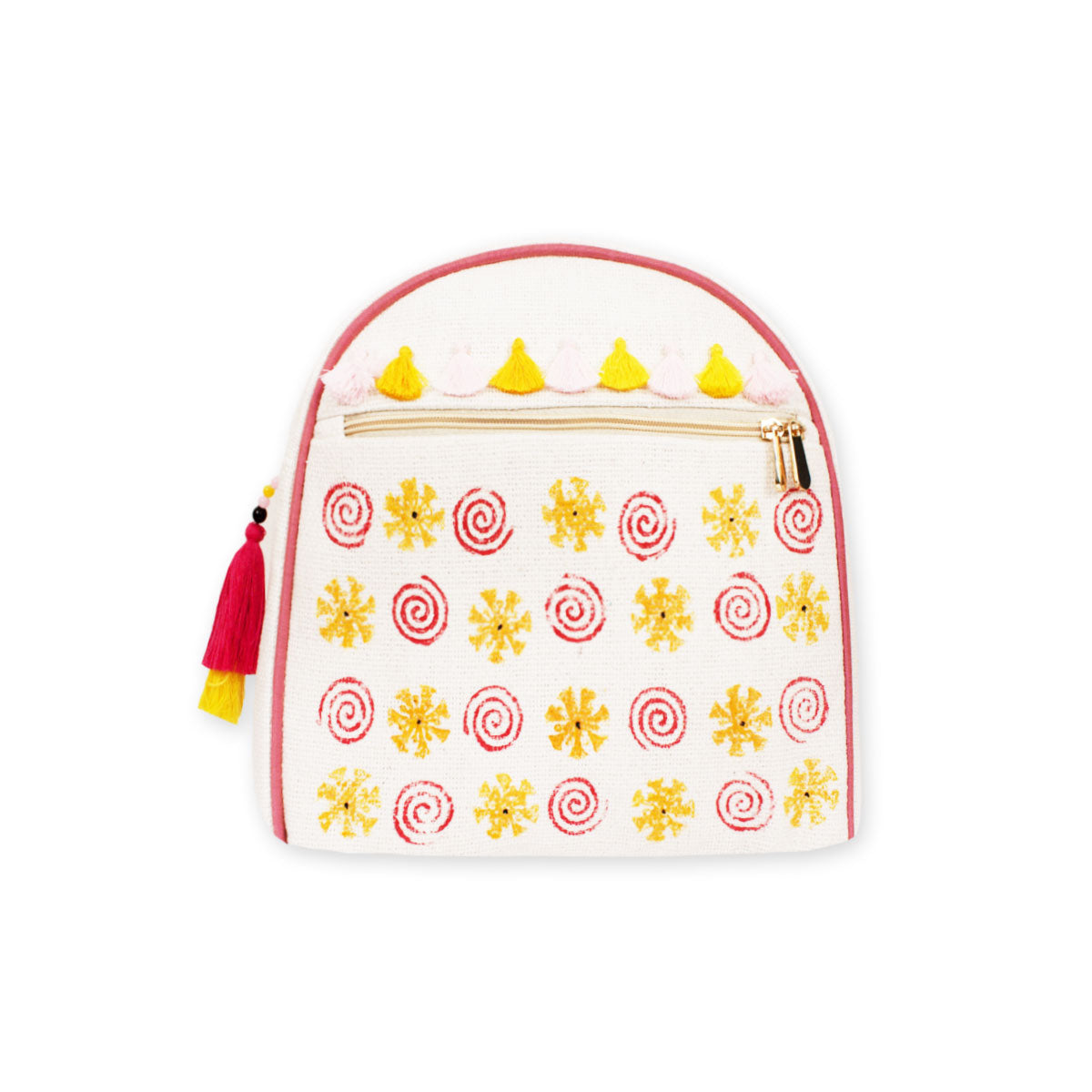 Spirals Hand-painted Backpack