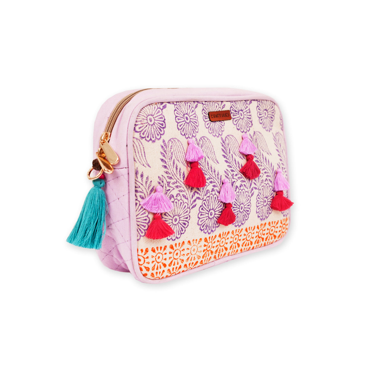 Purple Garden Canvas Sling