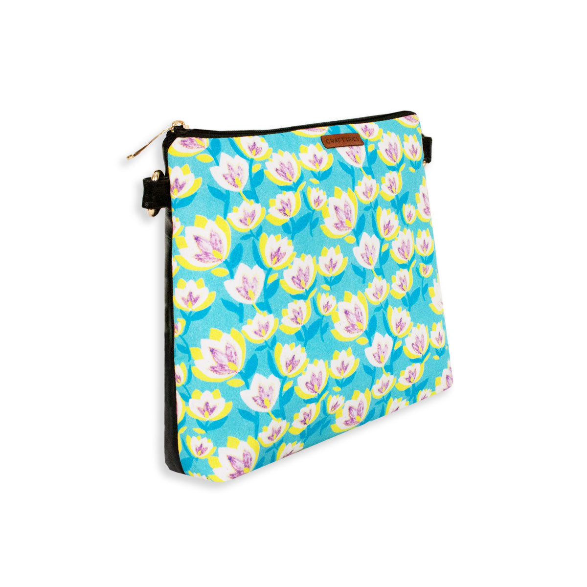 Purple Floral Sling Bag
