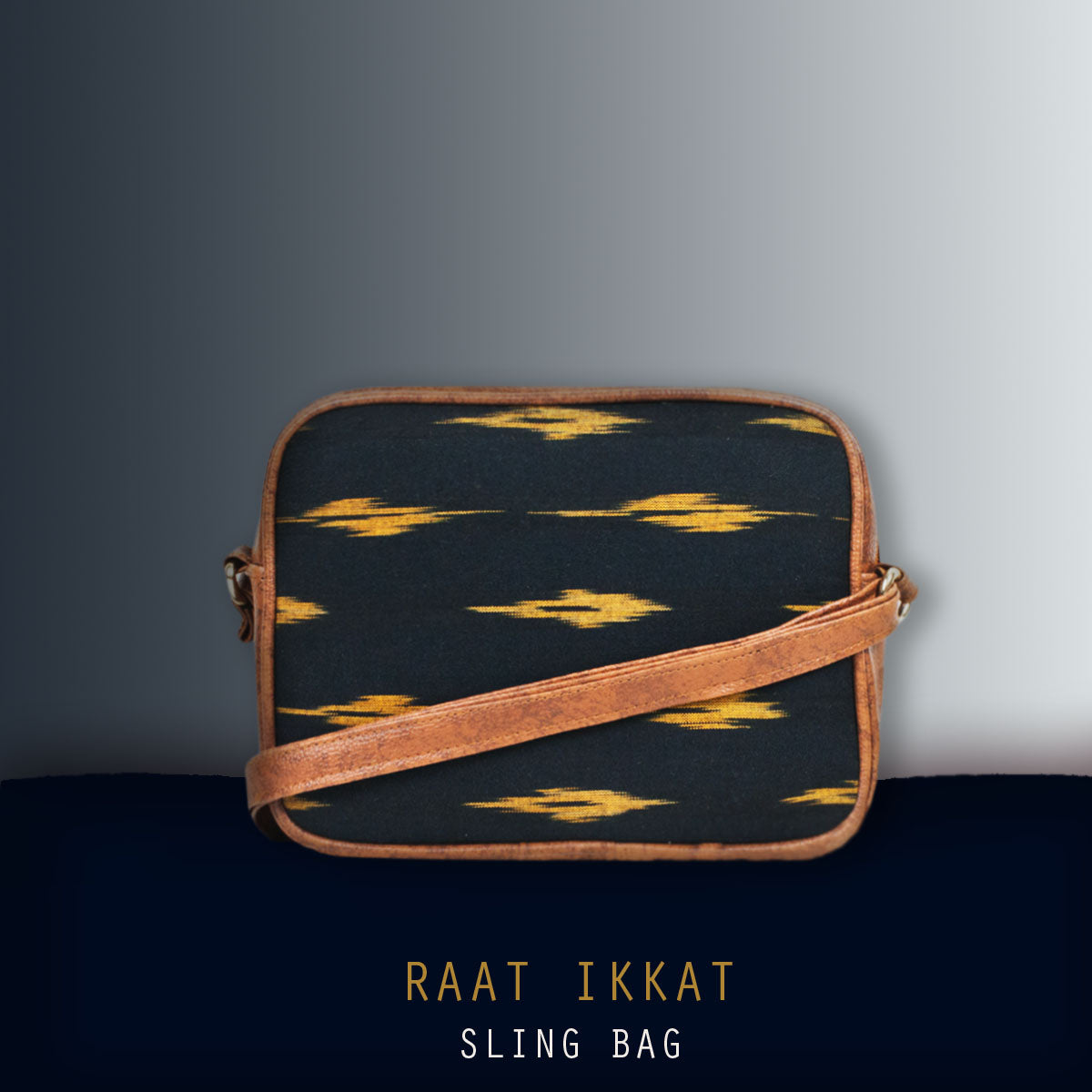 Raat Ikkat Sling Bag