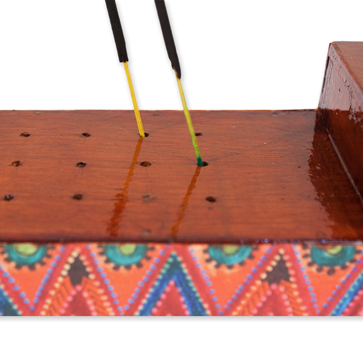 Red Mandala Agarbatti Stand and Storage Box