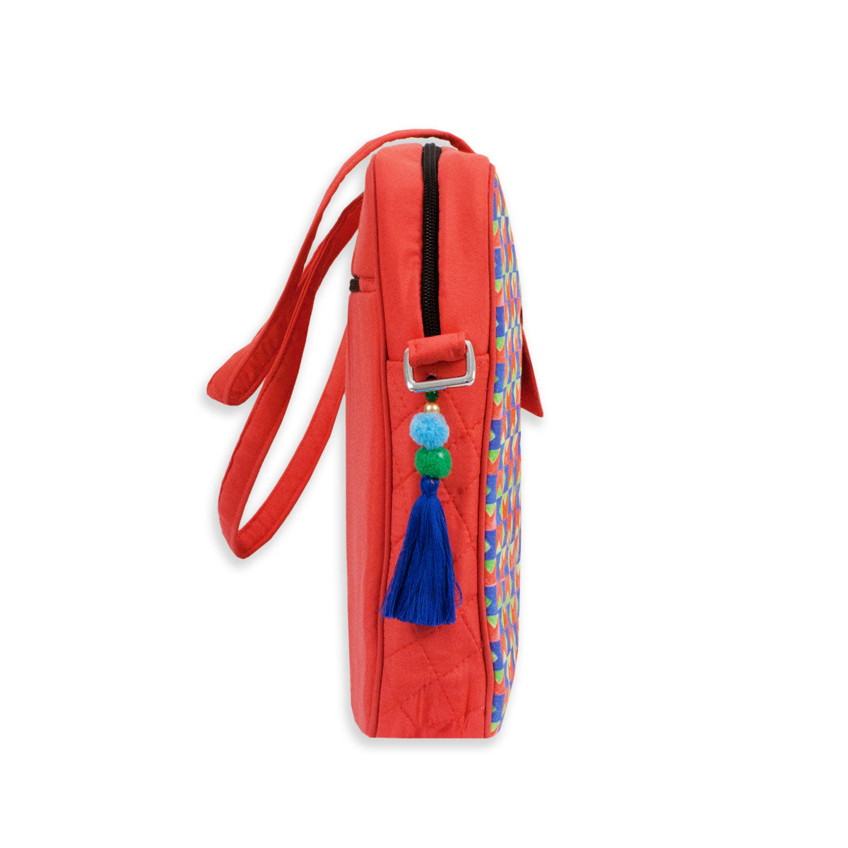 Red Checks Laptop Bag