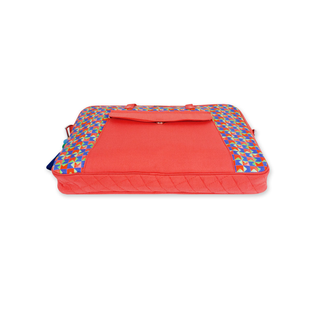 Red Checks Laptop Bag
