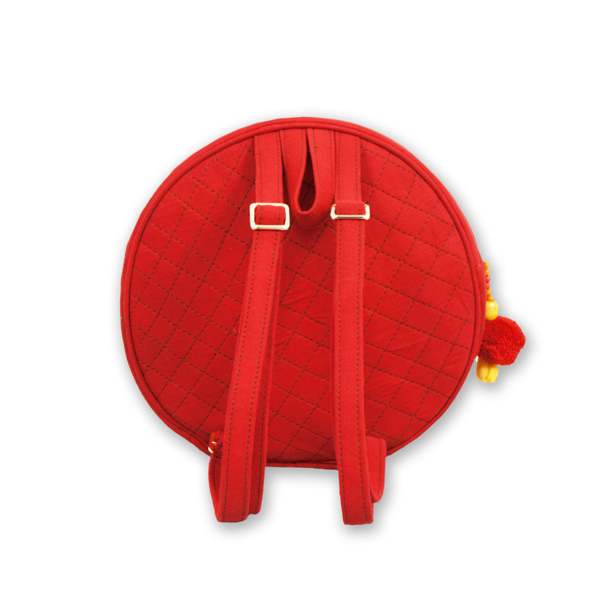 Printed Backpack- Red Rose