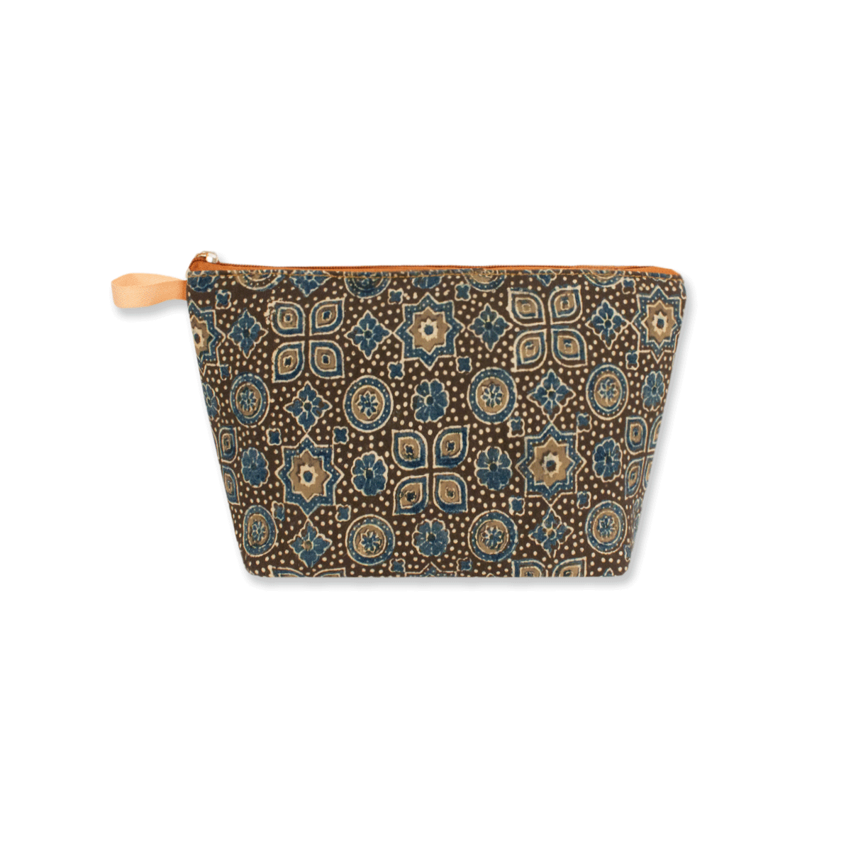 Ajrakh Block Printed Pouch