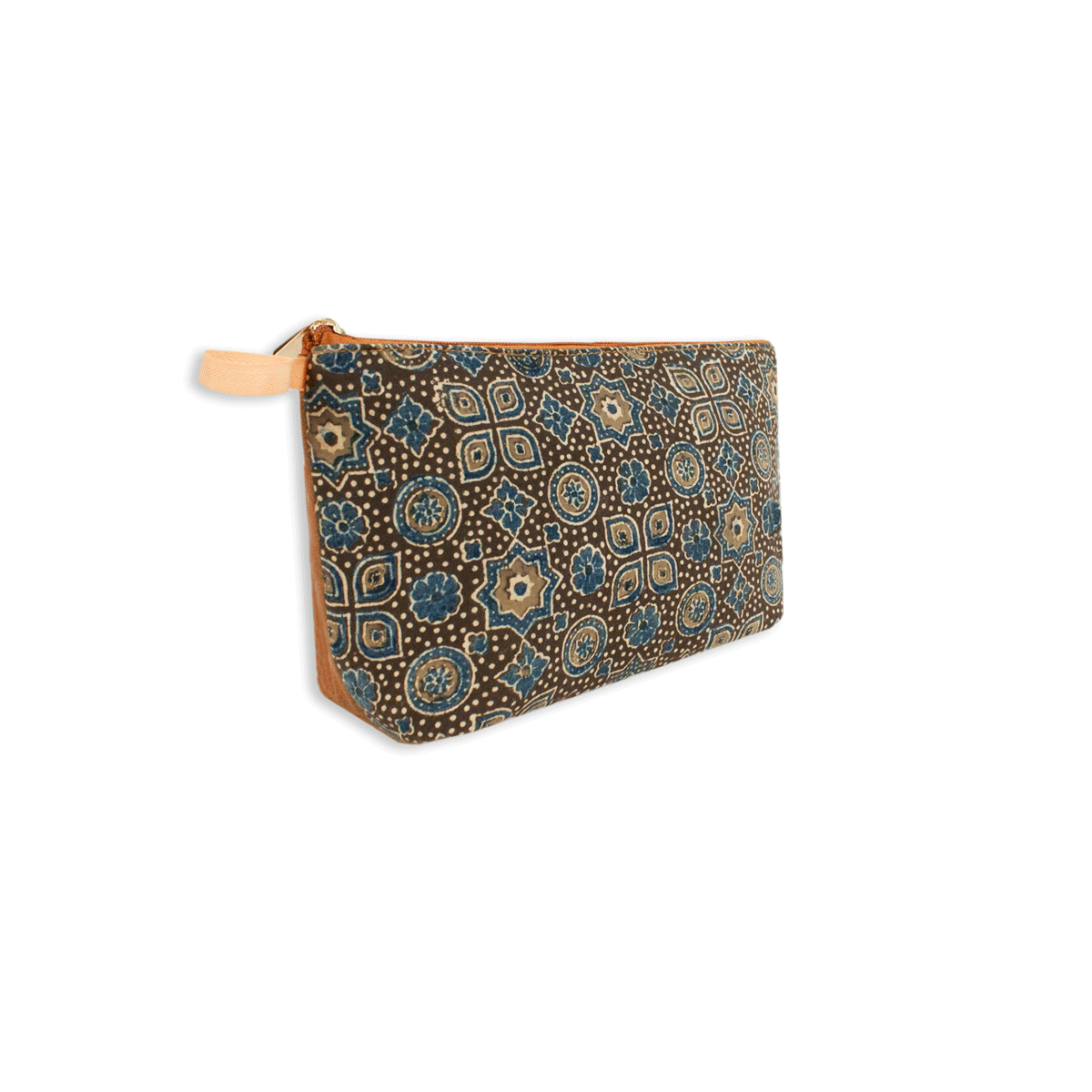 Ajrakh Block Printed Pouch
