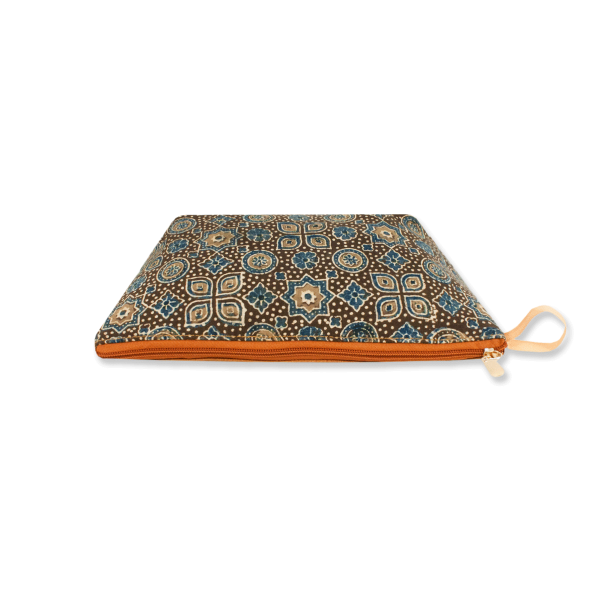 Ajrakh Block Printed Pouch