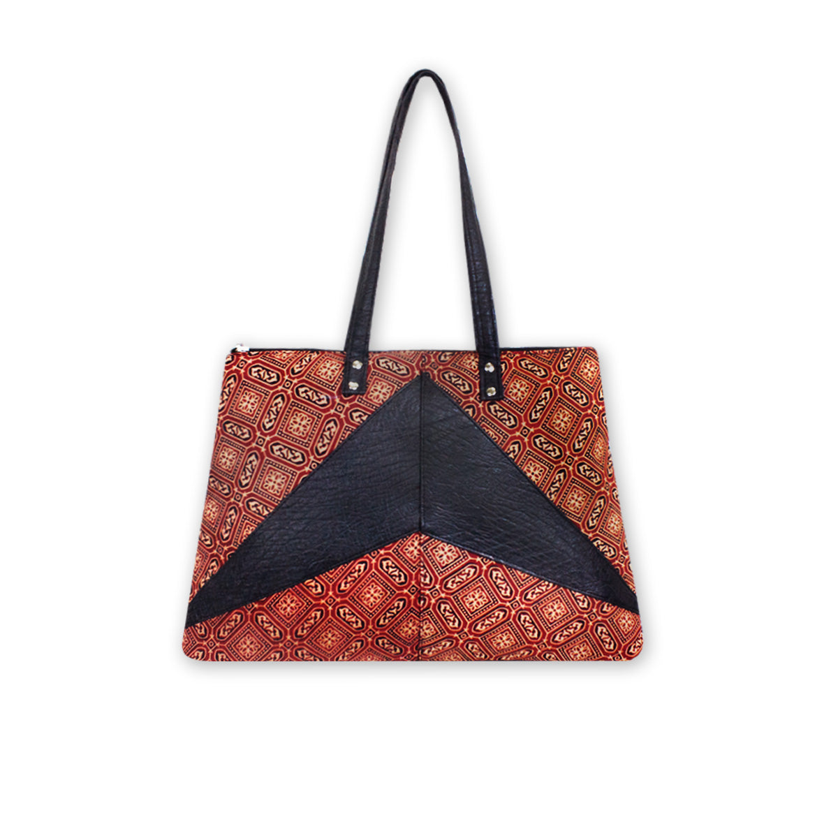 Athangudi Tiles Block Printed Tote Bag