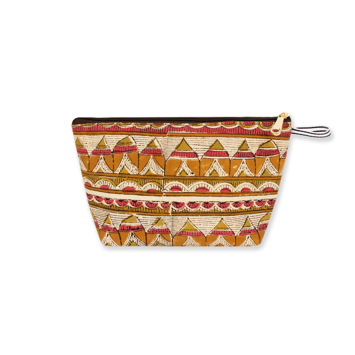 Aztec Block Printed Pouch