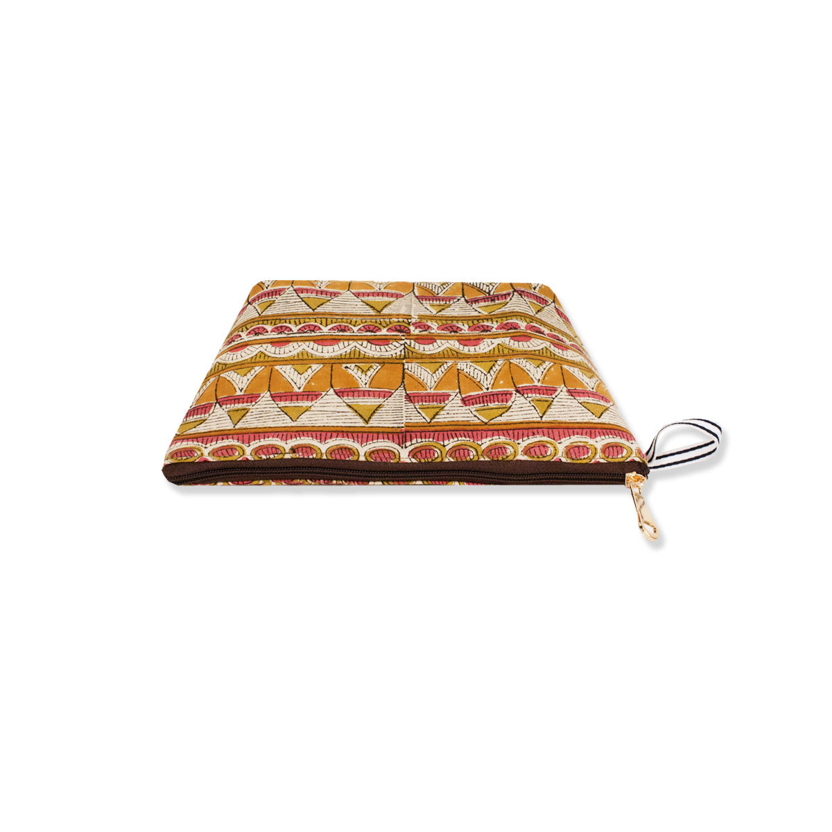 Aztec Block Printed Pouch