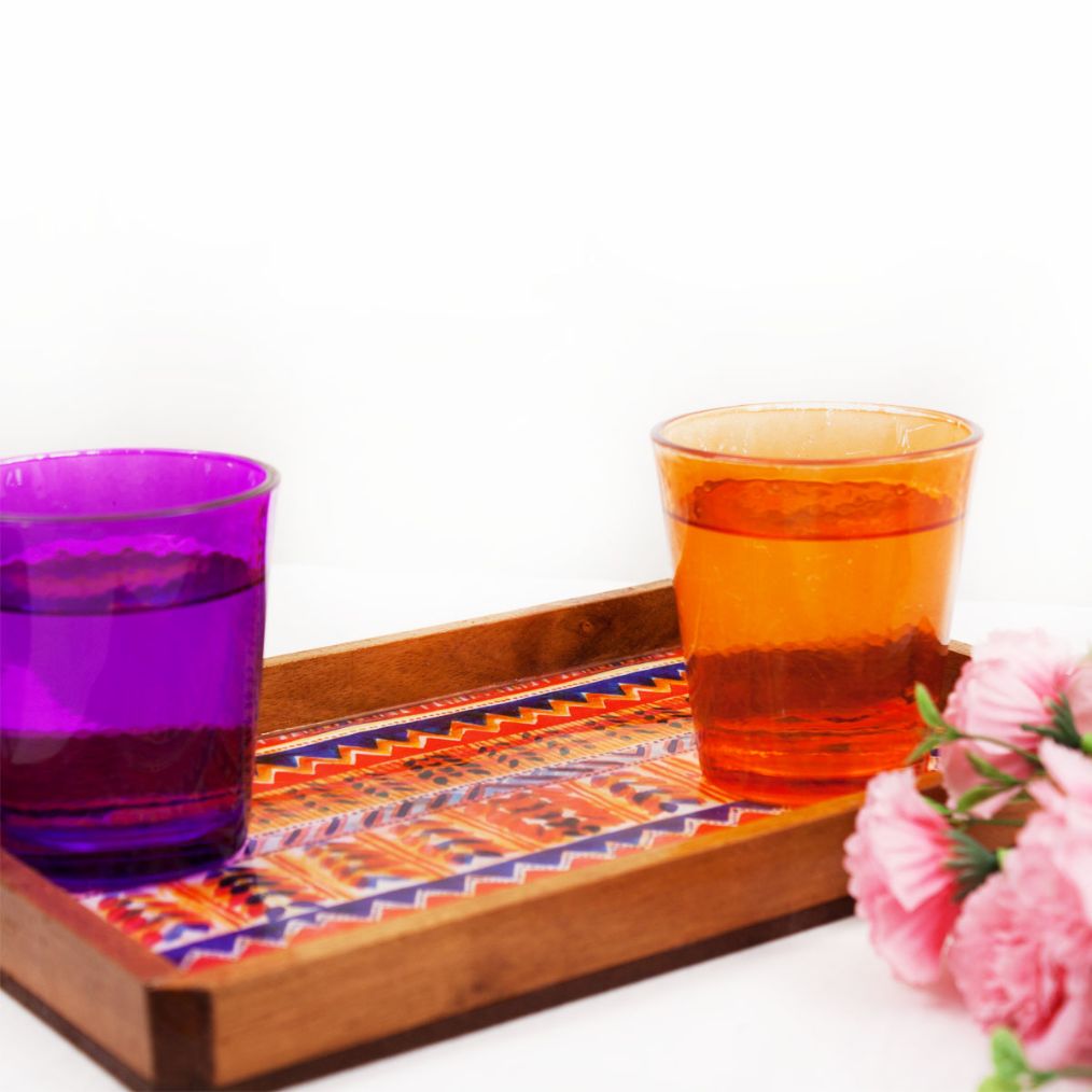Aztec Rectangle Wooden Tray