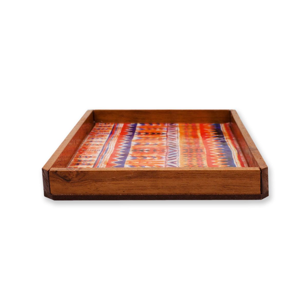 Aztec Rectangle Wooden Tray