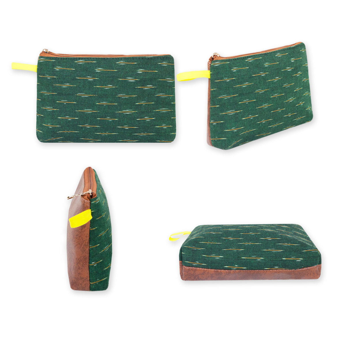 Baagh Ikkat Sling and Pouch Combo