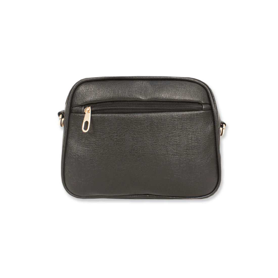 Black Petals Block printed Box Sling Bag