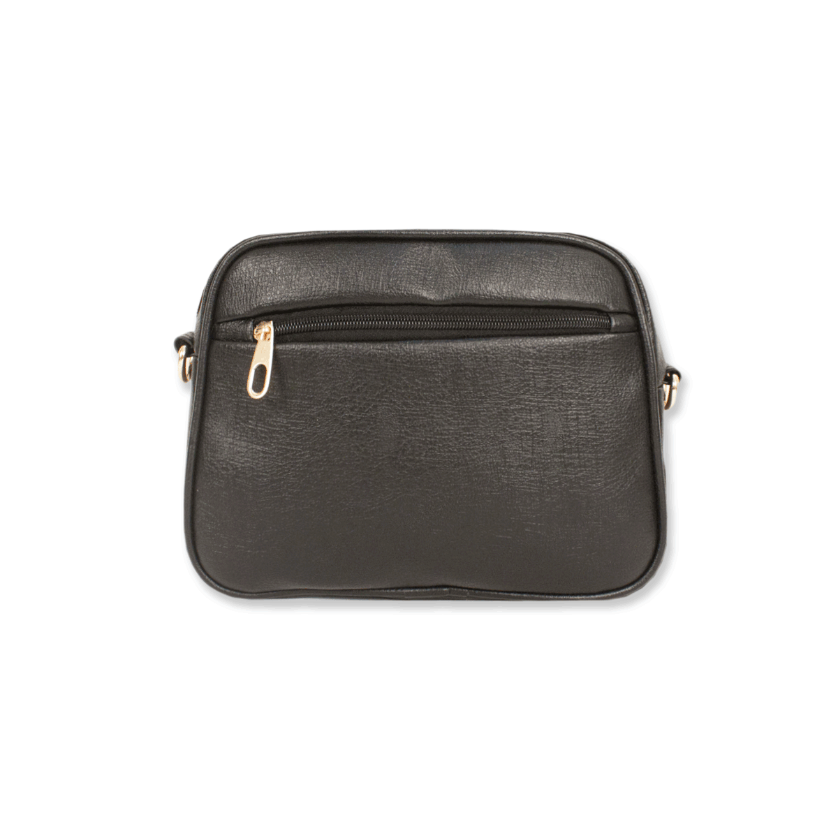 Black Petals Block printed Box Sling Bag