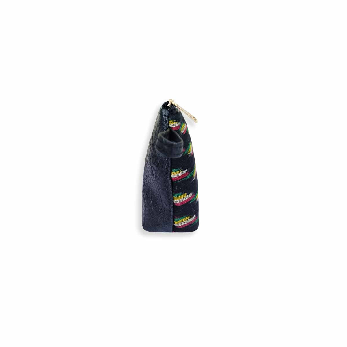 Black Road Ikkat Pouch Bag