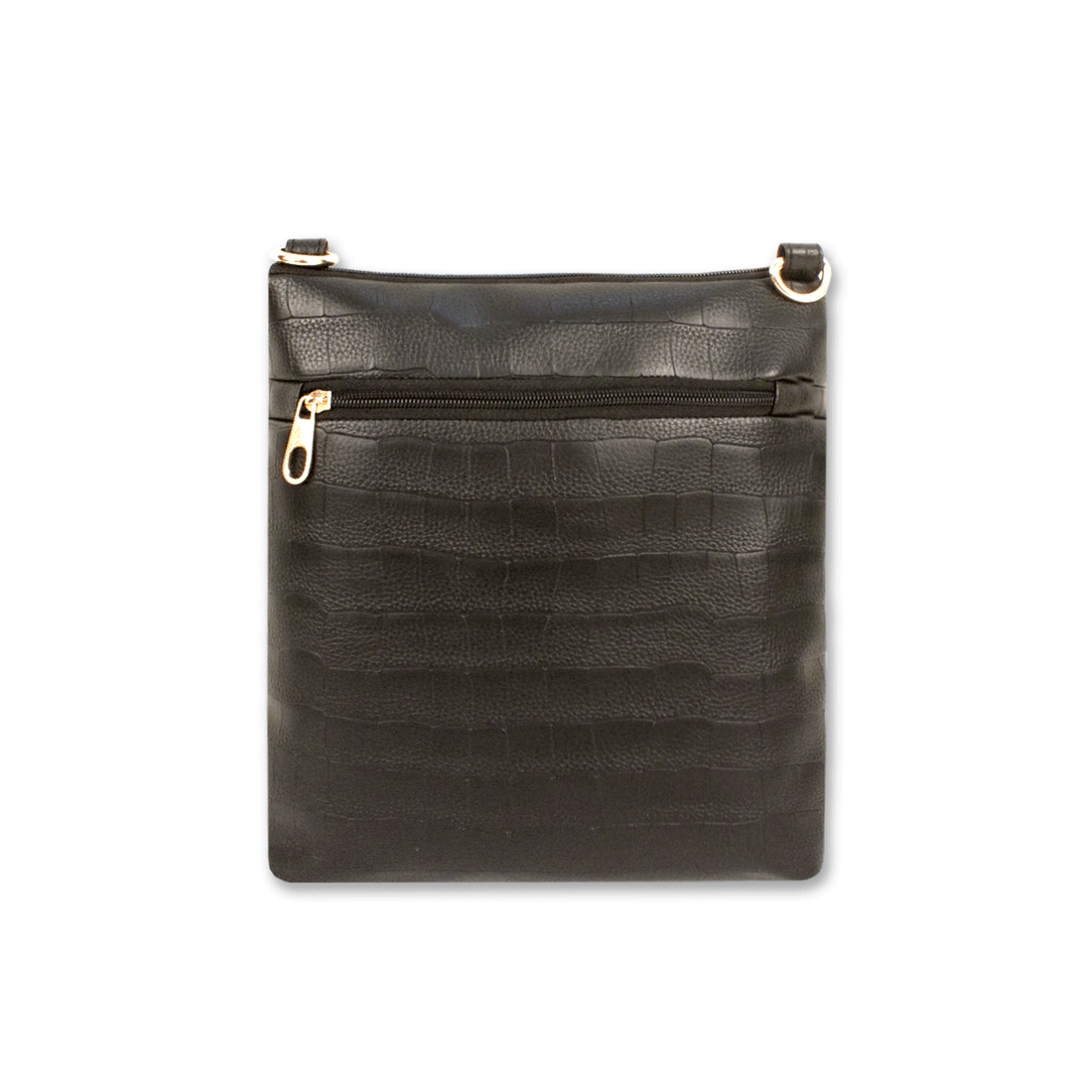 Brown Leaves Block Printed Sling Bag