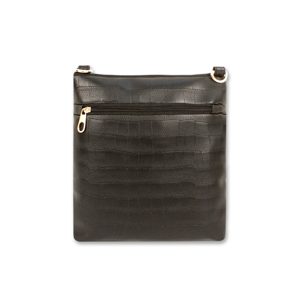 Brown Leaves Block Printed Sling Bag