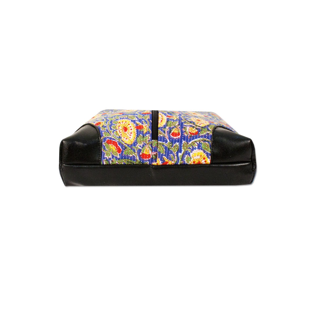Blue Floral Printed Messenger Bag