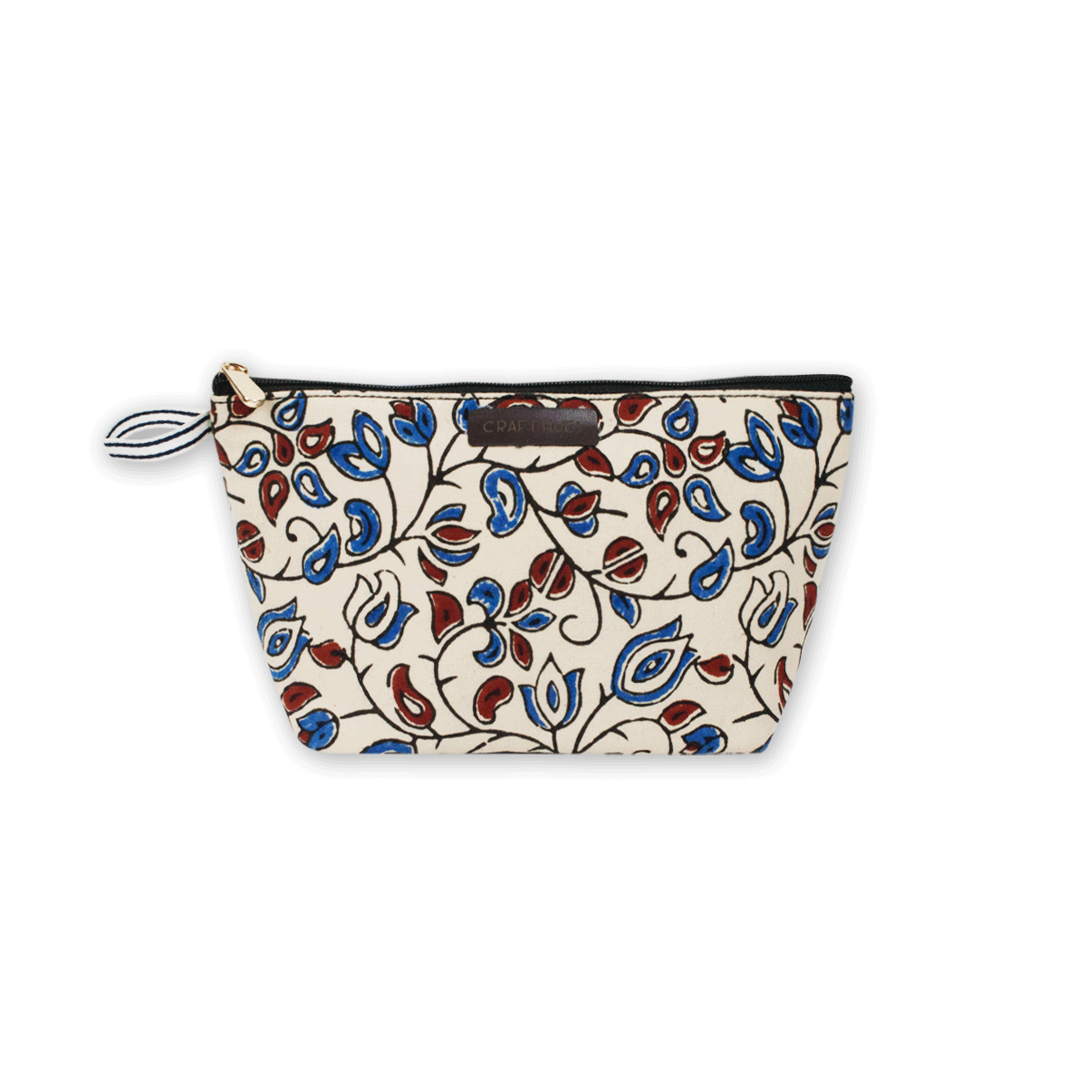 Lata Block Printed Pouch