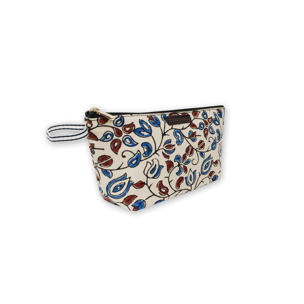 Lata Block Printed Pouch