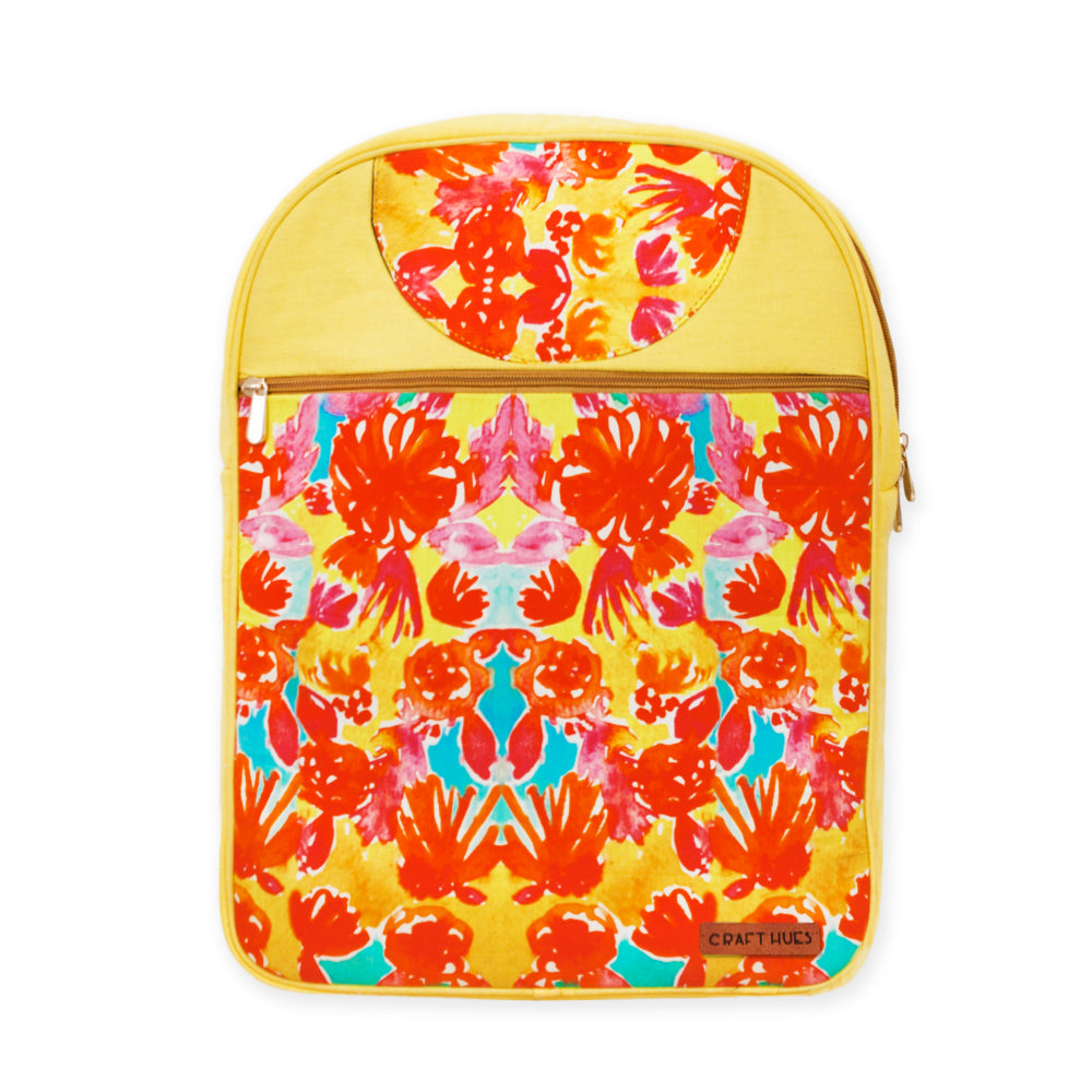 Yellow Garden Laptop Bag
