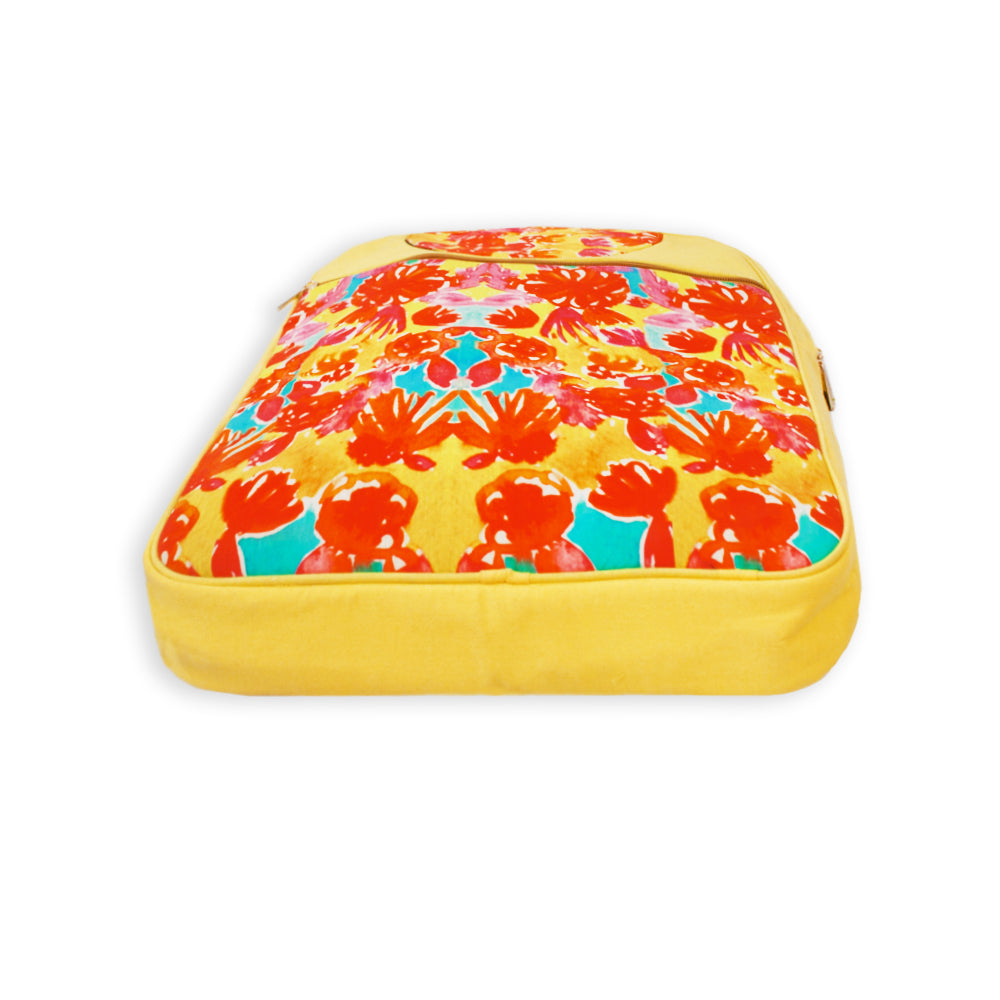 Yellow Garden Laptop Bag