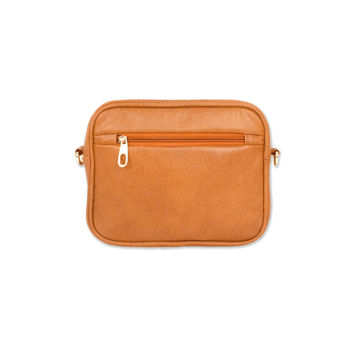 Brown Flowers Block printed Box Sling Bag