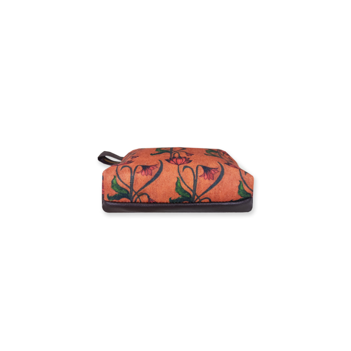 Brown Lotus Art Nouveau Multi-purpose Pouch