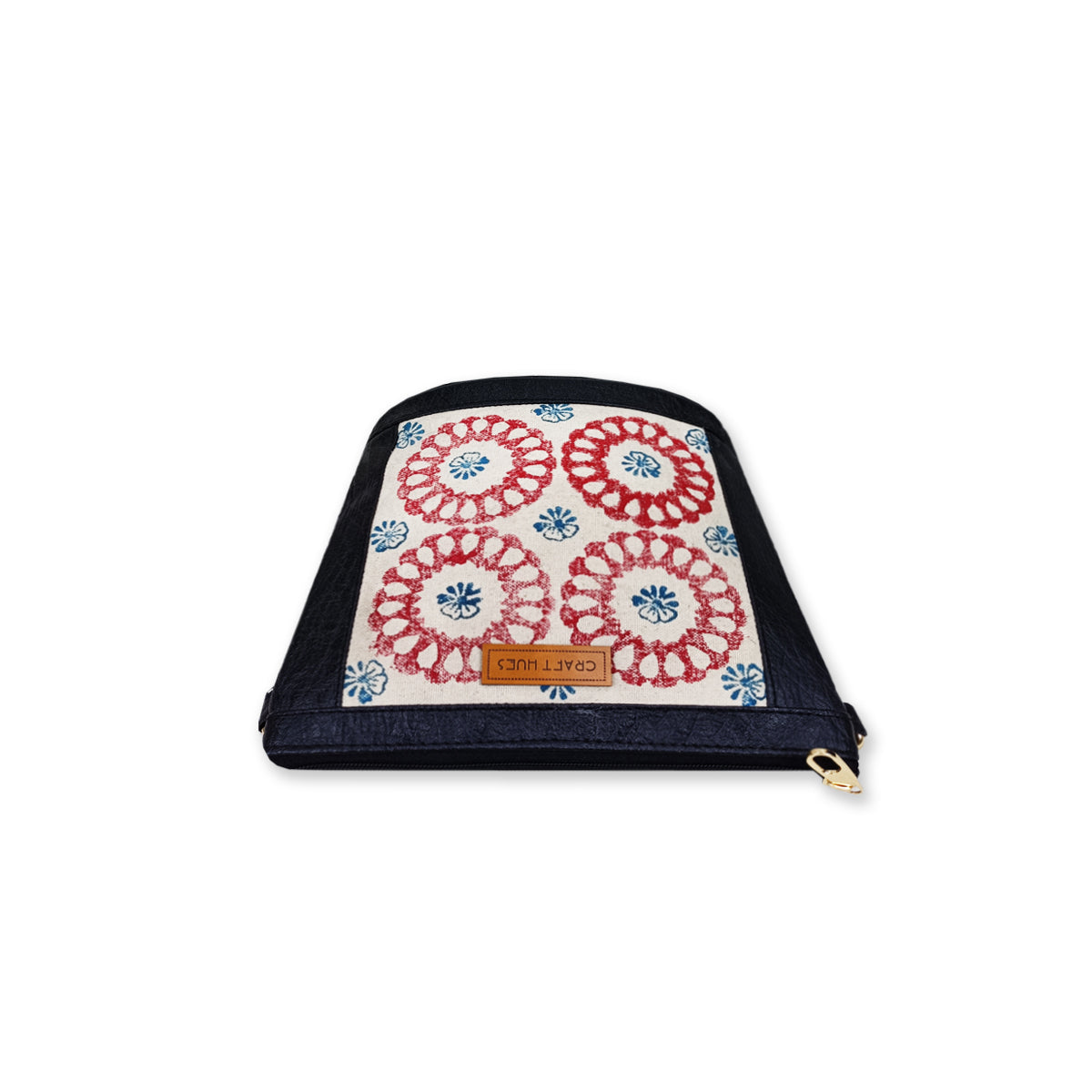 Chakra Block-Printed Bucket Sling Bag