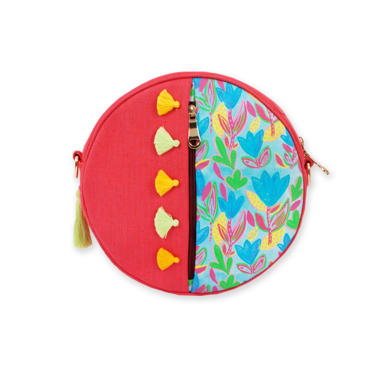Round Red Garden Backpack