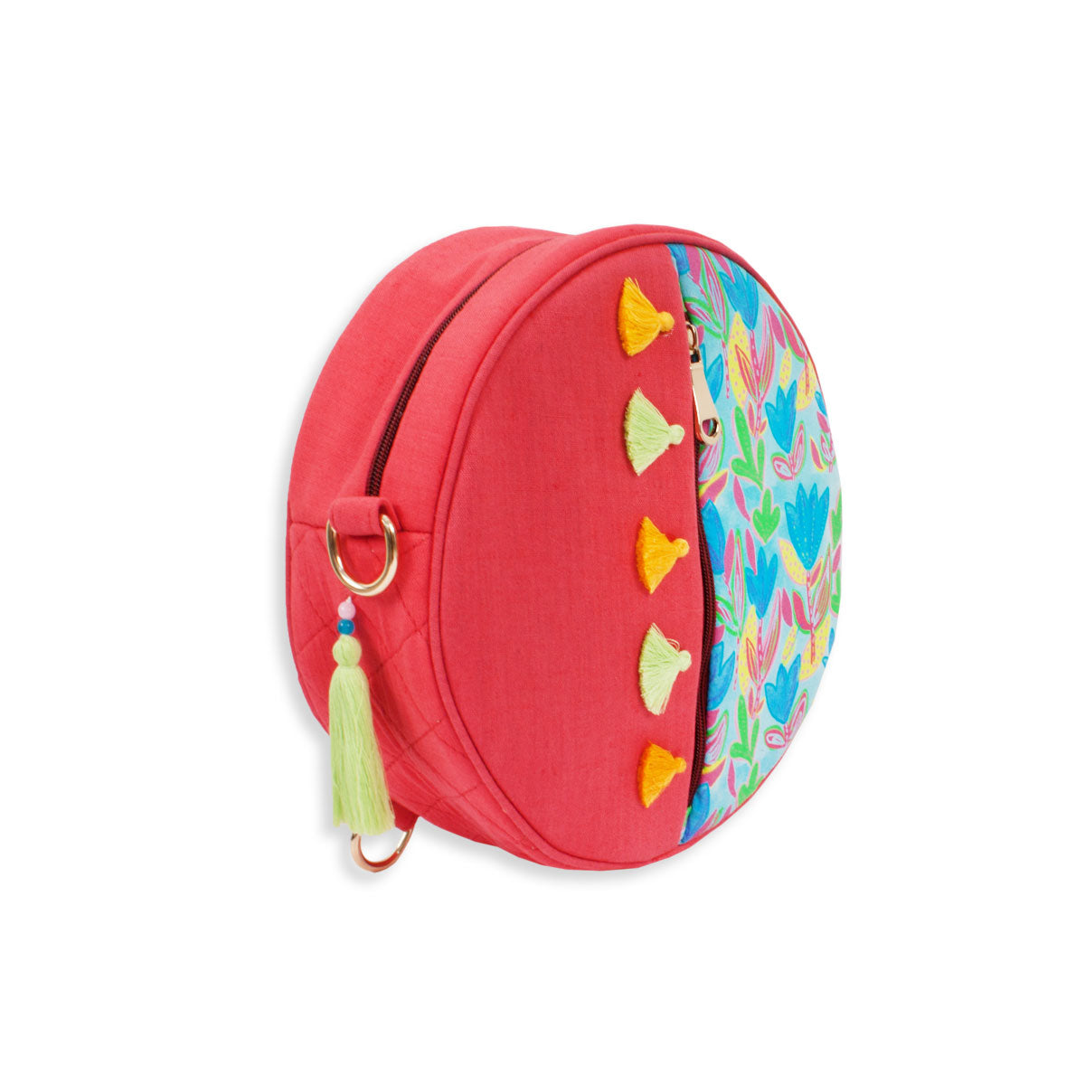 Round Red Garden Backpack
