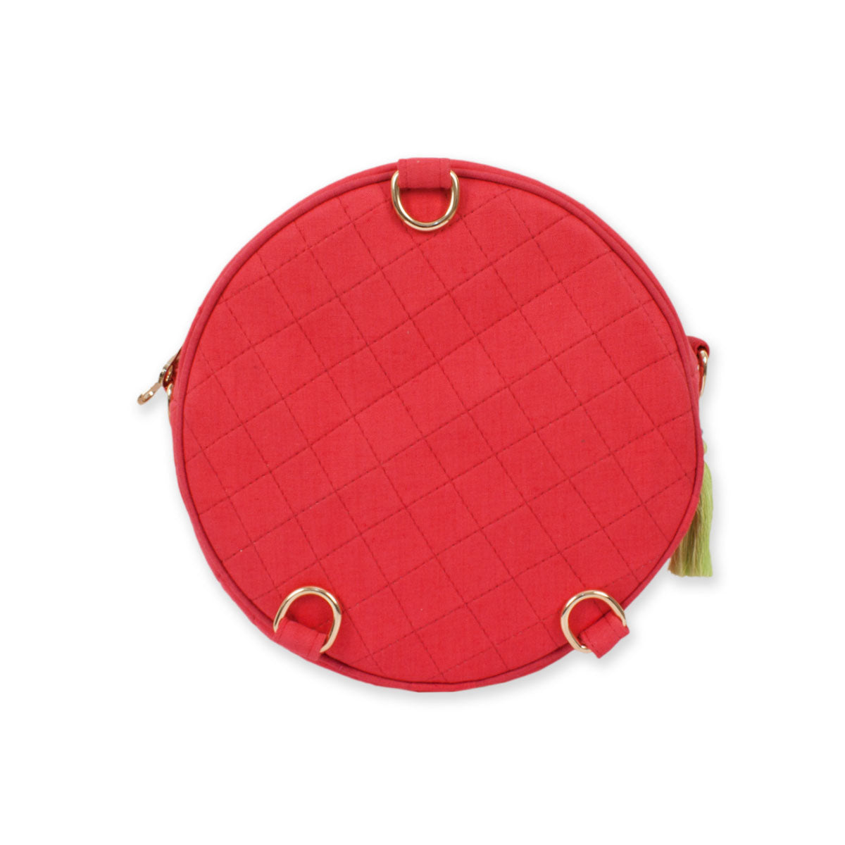 Round Red Garden Backpack