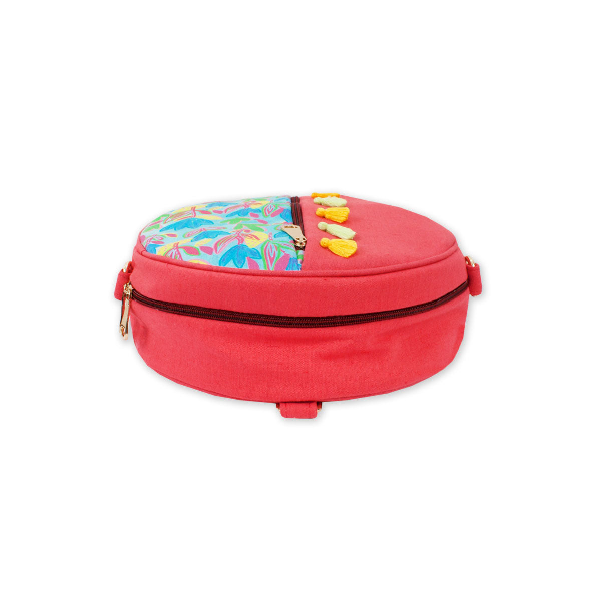 Round Red Garden Backpack