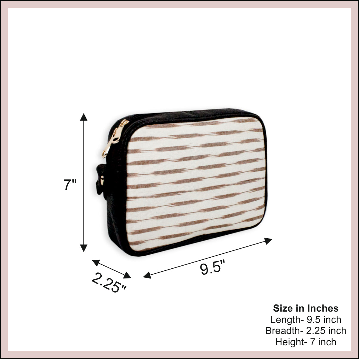 Dessert Ikkat Sling Bag