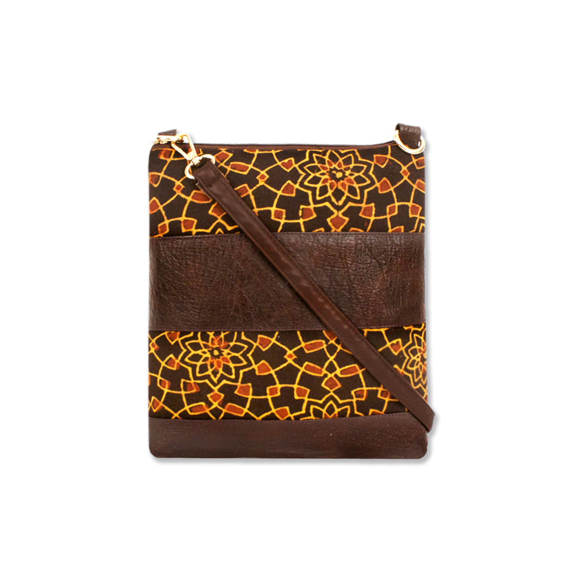 Mughal Art Block Printed Sling Bag
