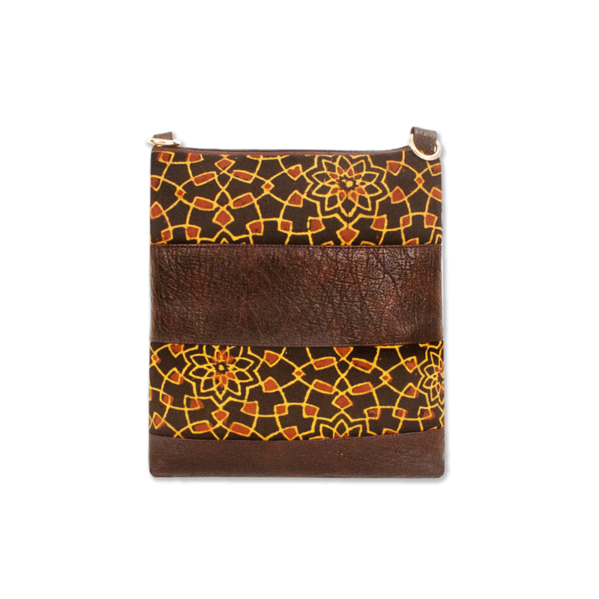 Mughal Art Block Printed Sling Bag