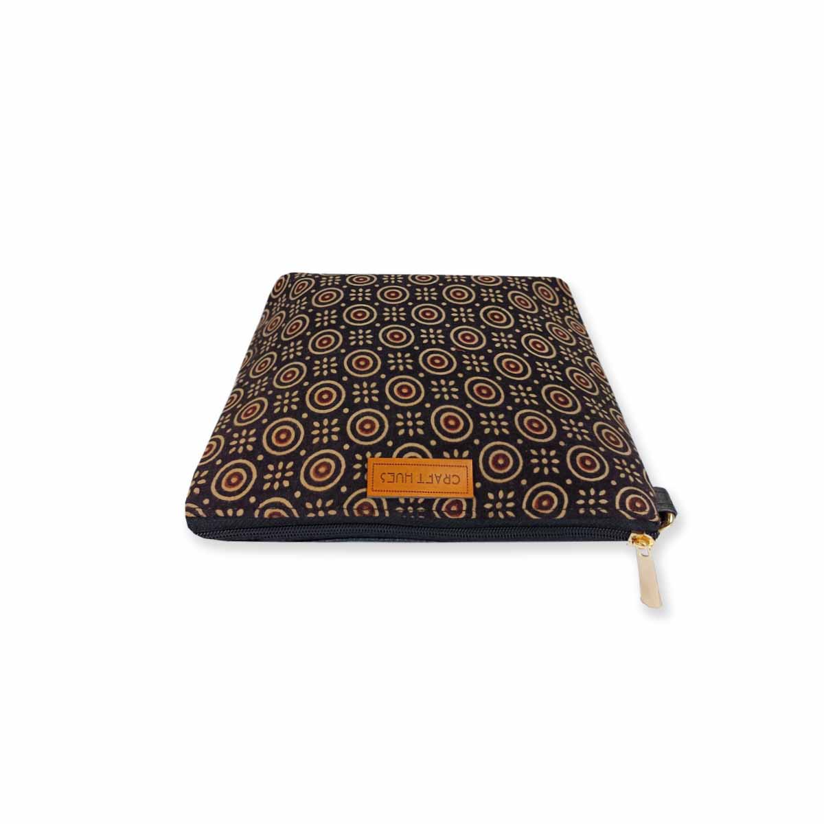 Block-Printed Golden Circle Sling Bag