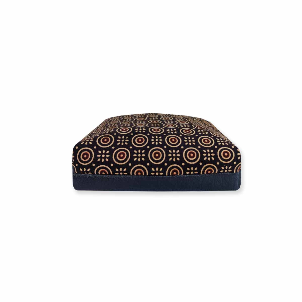 Block-Printed Golden Circle Sling Bag