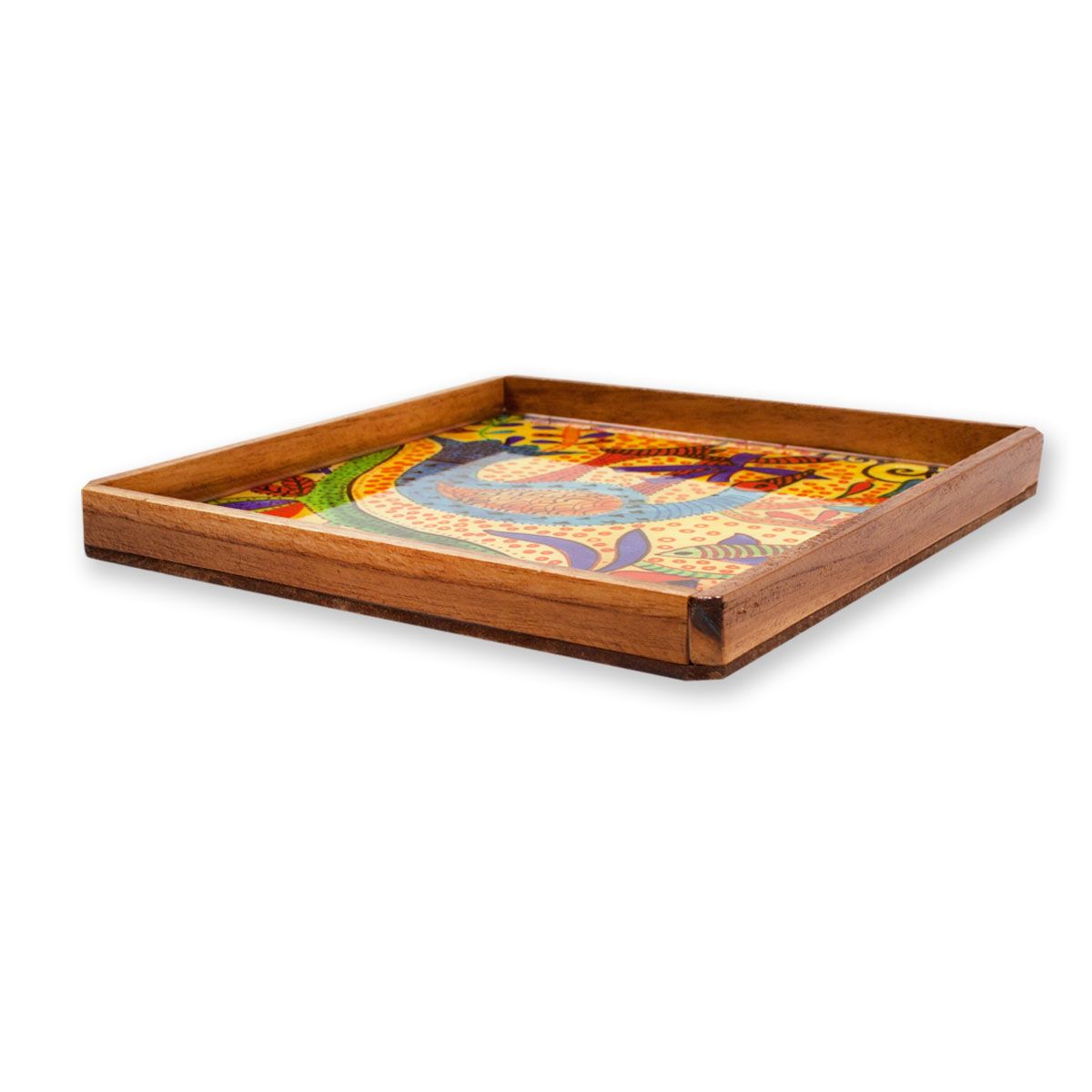 Gond Bird Large Serving Tray